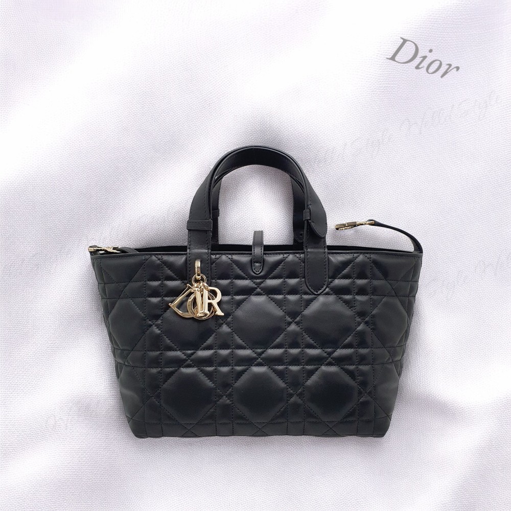 【Dior】ミディアムトート ショルダーバッグ+ポーチ