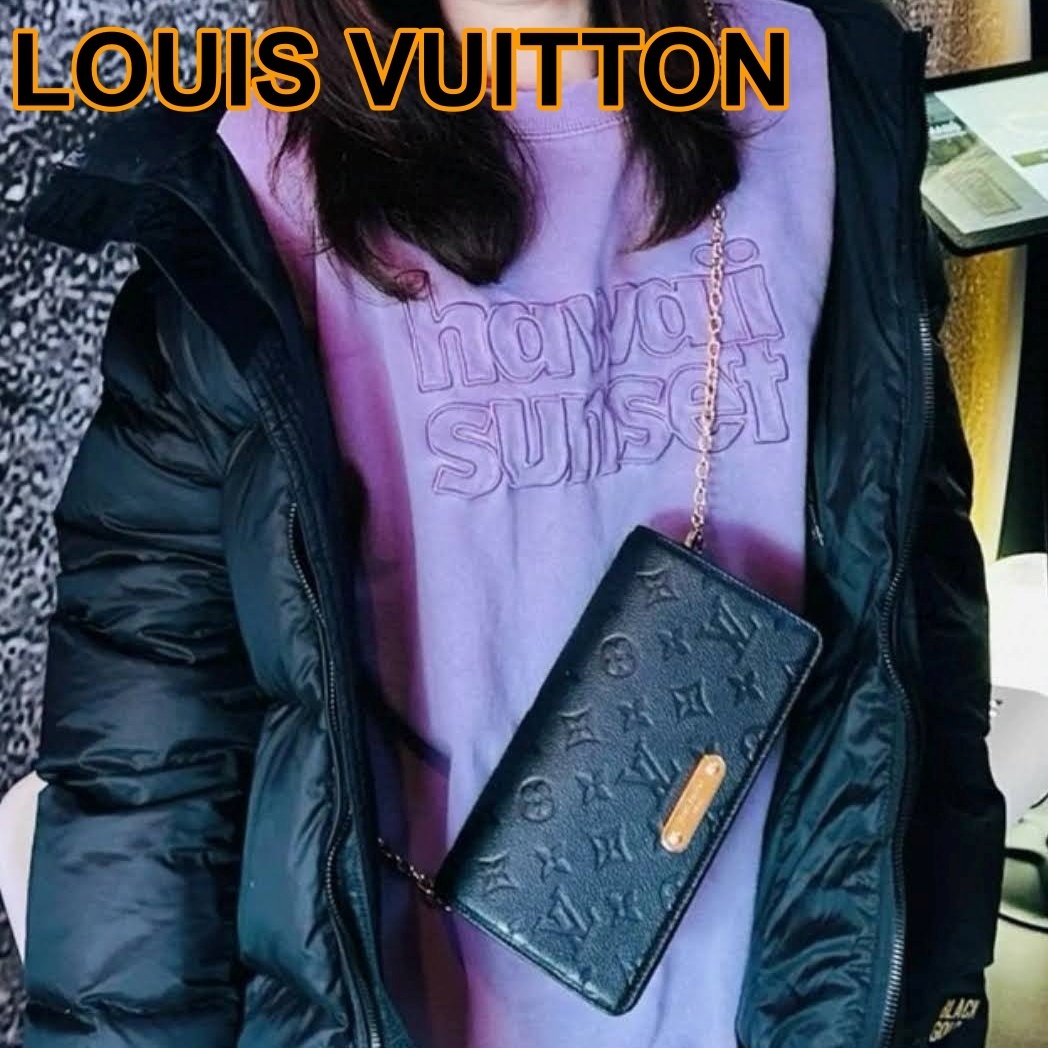 《日本未入荷》Louis Vuitton チェーン付きウォレット リリー