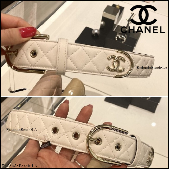【気品溢れるホワイト】CHANEL★ベルト★25P限定