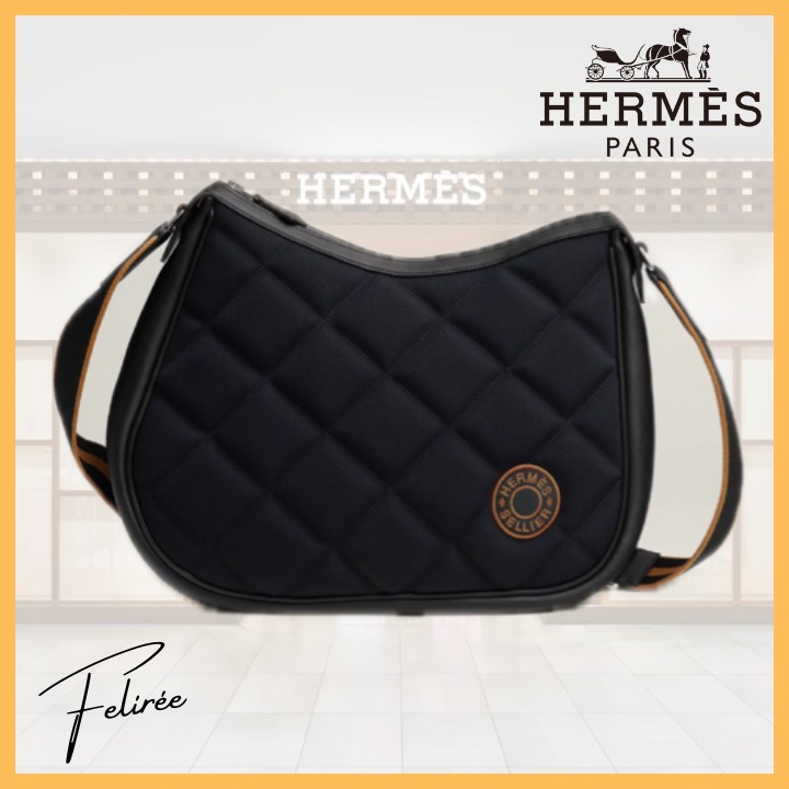 《収納力◎》HERMES ホースバッグ ショルダーバッグ