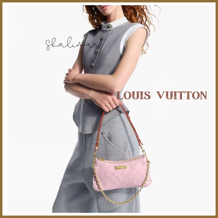 【LV】リヴクラッチバッグ デニムPINK 関税込み
