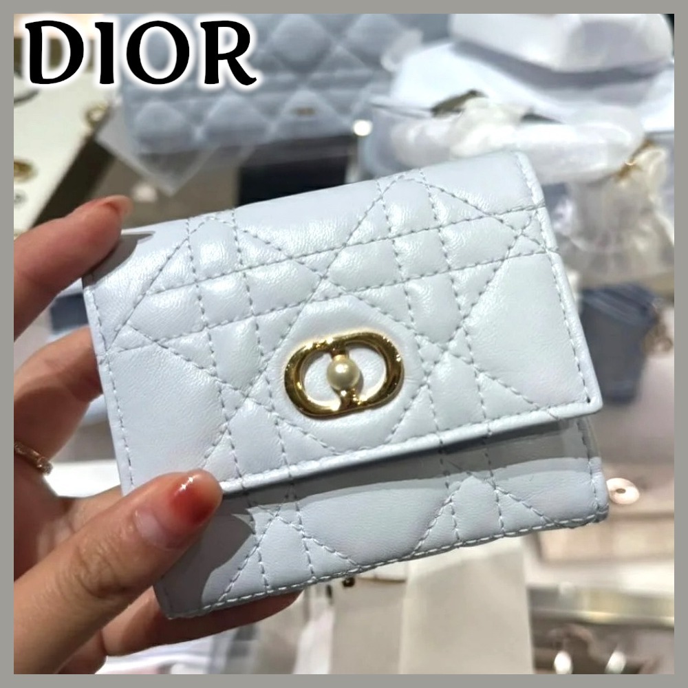 【パールが上品♪】Dior Jolie Hibiscus ウォレット