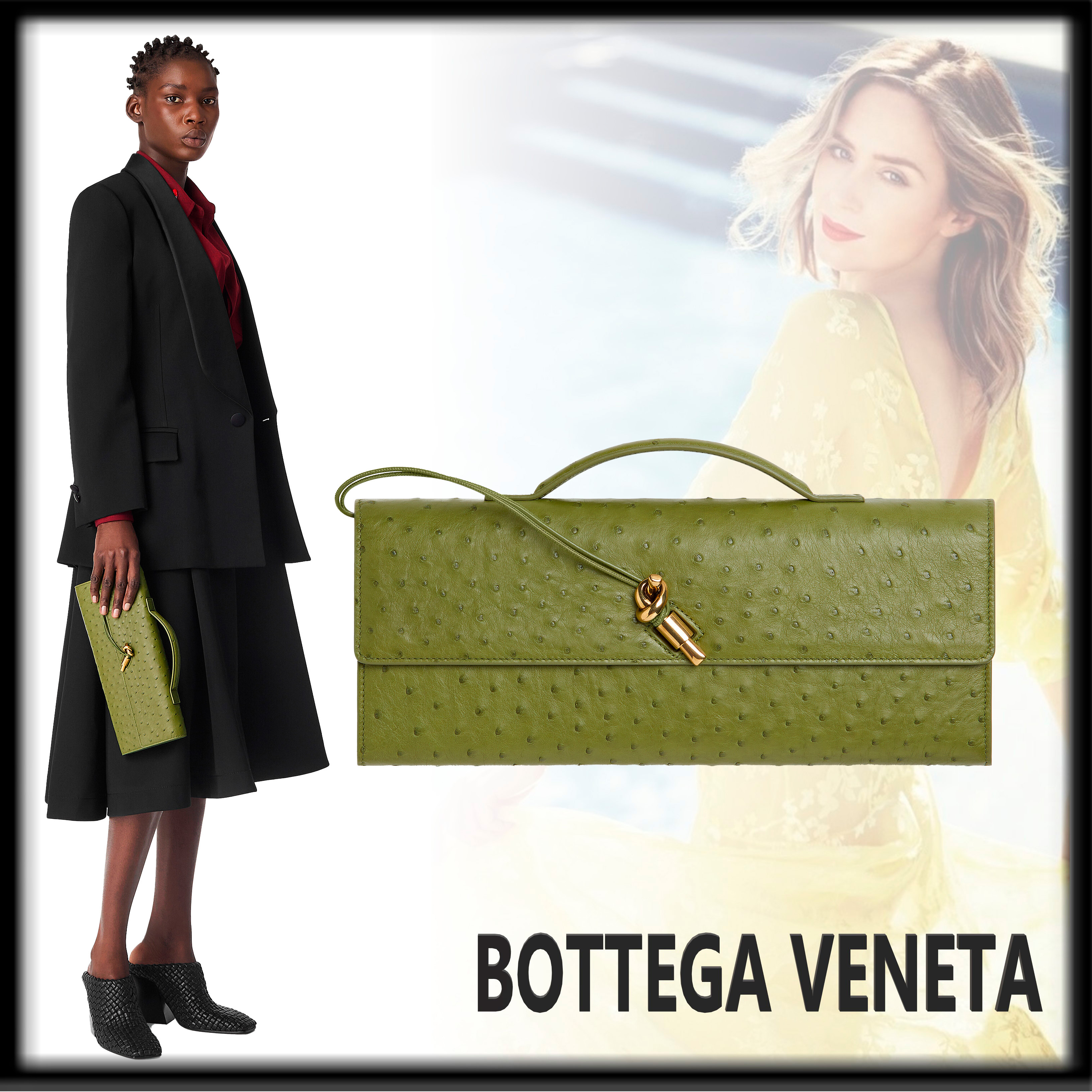 Bottega Veneta 上品 Andiamo クラッチバッグ