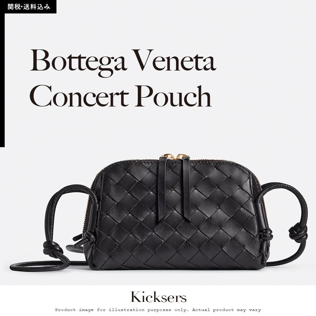 Bottega Veneta Concert Pouch Black コンサートポーチ ブラック