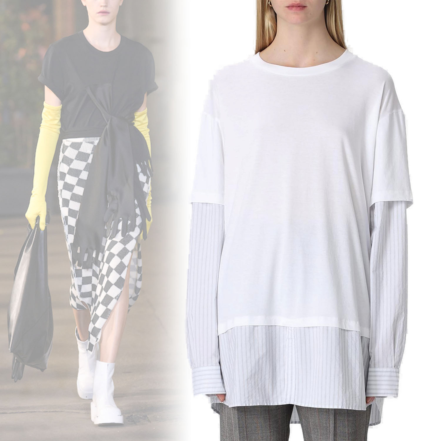 ◆MM6 Maison Margiela◆ レディース コットン Tシャツ