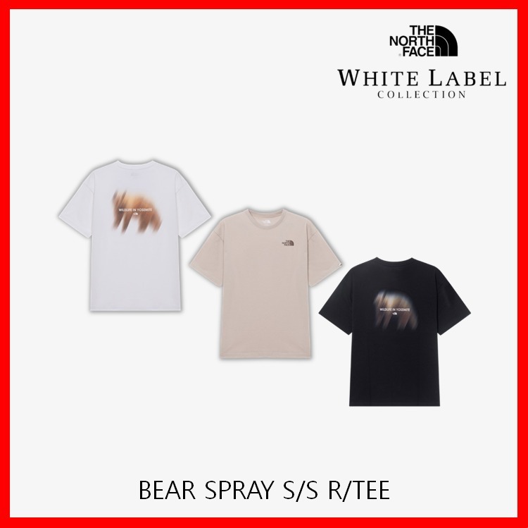 ☆25SS【ノースフェイス】BEAR SPRAY 半袖 ラウンド Tシャ.ツ☆