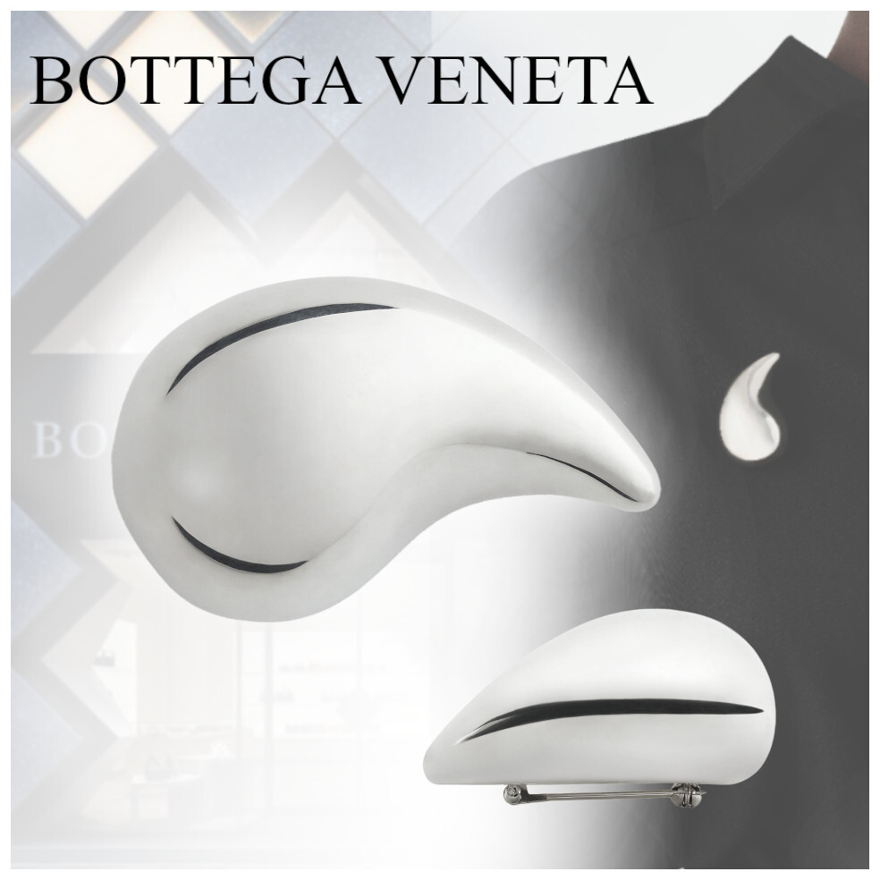 ★オススメ【BOTTEGA VENETA】ラージ ドロップ ブローチ