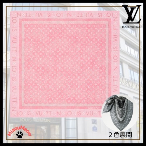 【質感にこだわったデニム風♪】ルイ ヴィトン♡スカーフ