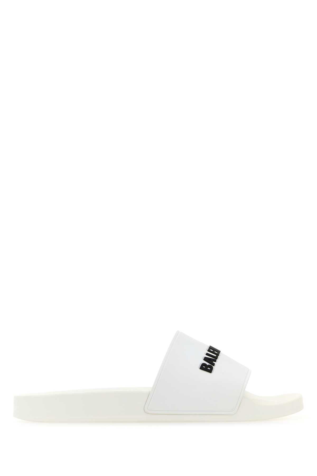 【関税&送料込】Balenciaga White Rubber Slippers