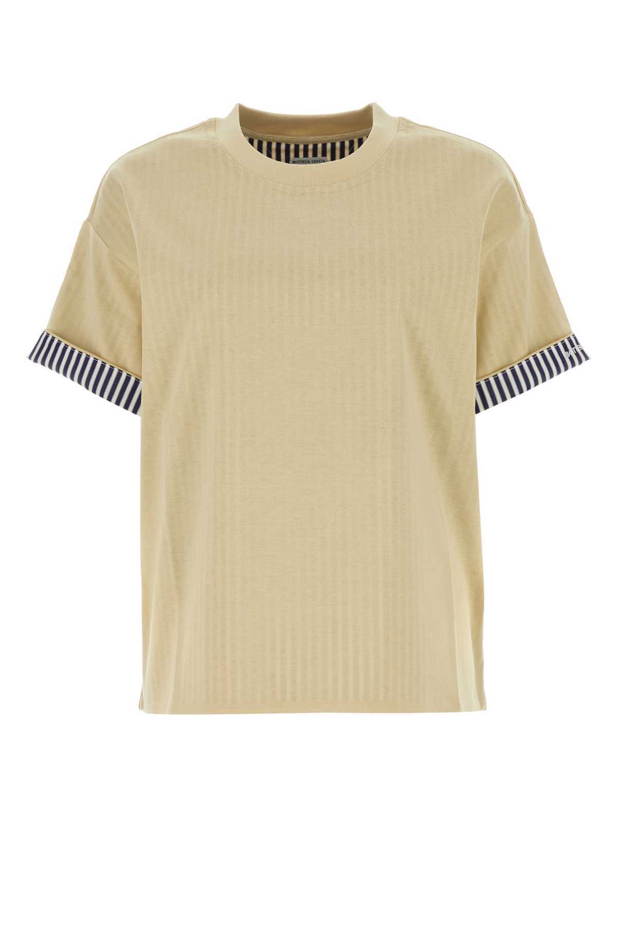 【関税&送料込】Bottega Veneta Cream Cotton T-Shirt