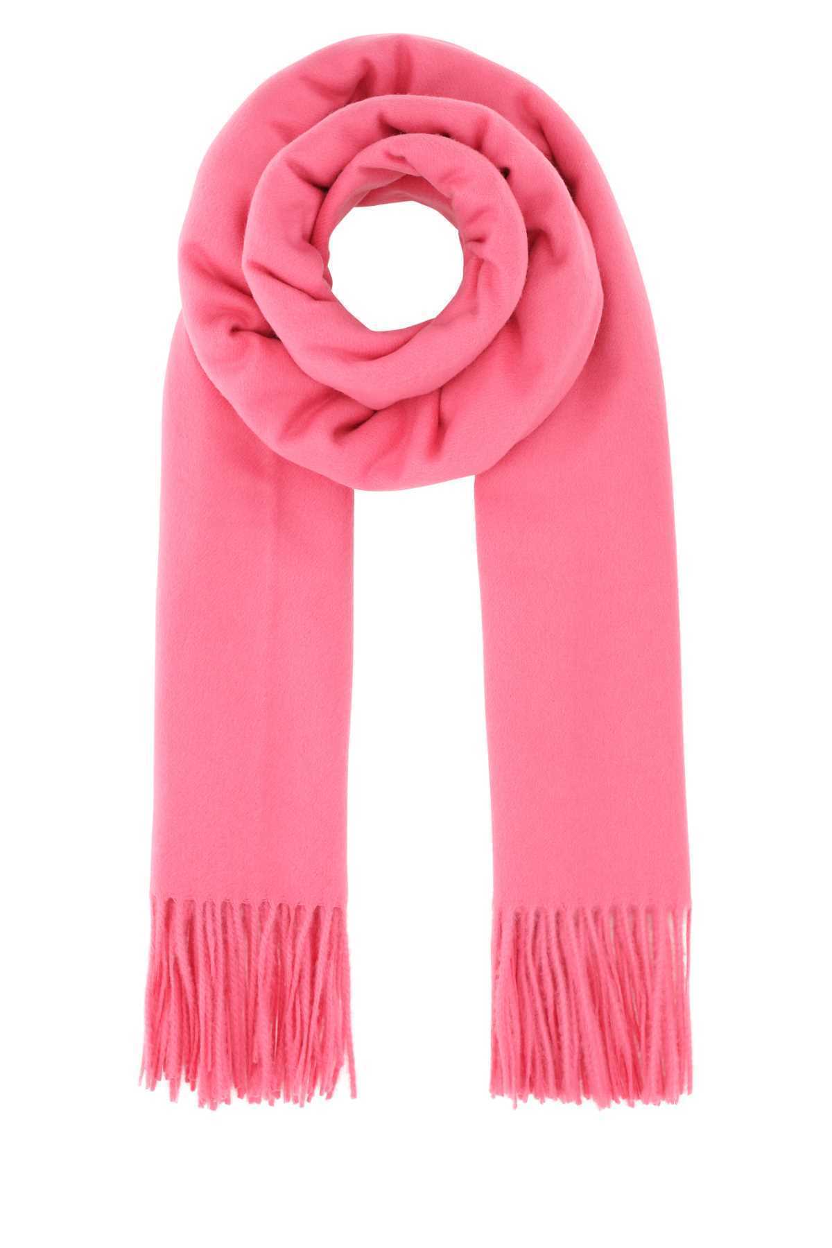 【関税&送料込】Alexander Mcqueen Pink Cashmere Blend Scarf