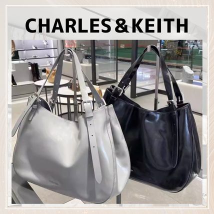 トートバッグ (グレー / 灰色)（レディース） -CHARLES & KEITH