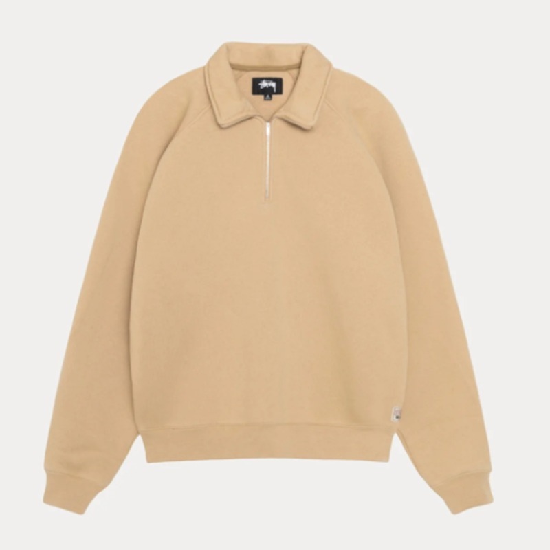 STUSSY RELAXED HALF ZIP 5FT1093 (STUSSY/スウェット