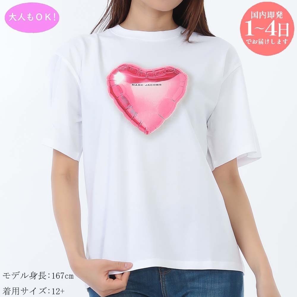 【新品・国内即発】MARC JACOBS KIDS W60545 10P ロゴTシャツ