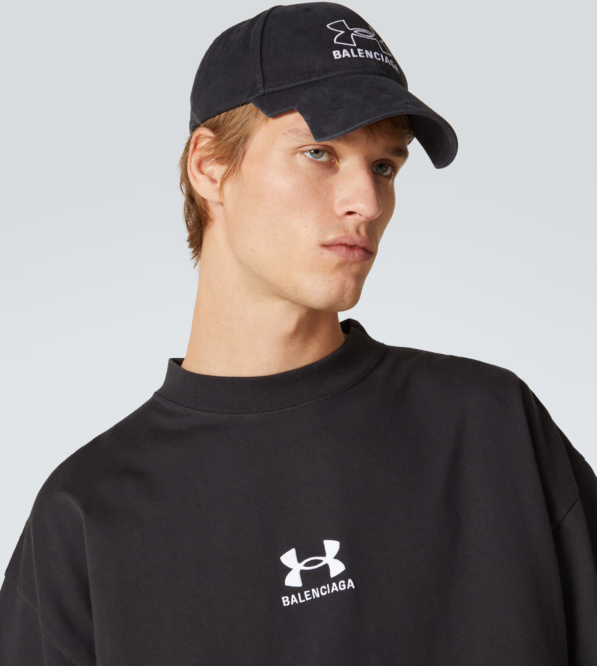 【関税・送料込】BALENCIAGA×UNDER ARMOUR キャップ Balenciaga Under Armour® Baseball Cap | Black | FARFETCH JO