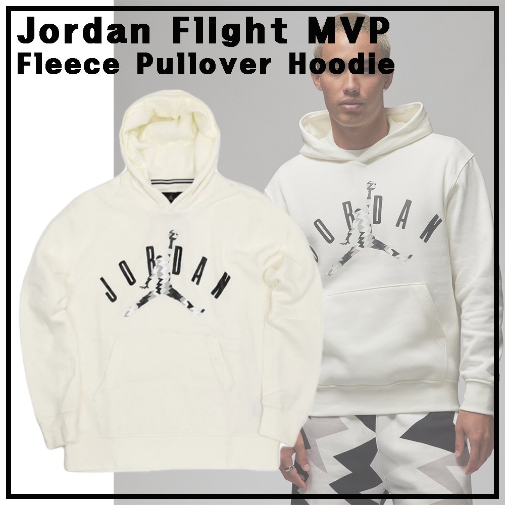 【ナイキ】★Jordan Flight MVP Fleece Pullover Hoodie Sail★