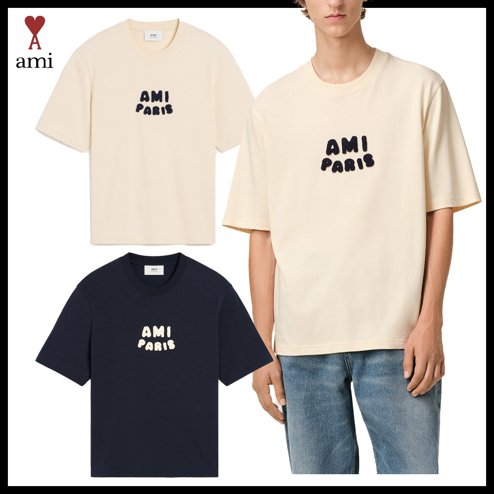 ★AMI PARIS★cotton ami paris patch t-shirt★大人気★
