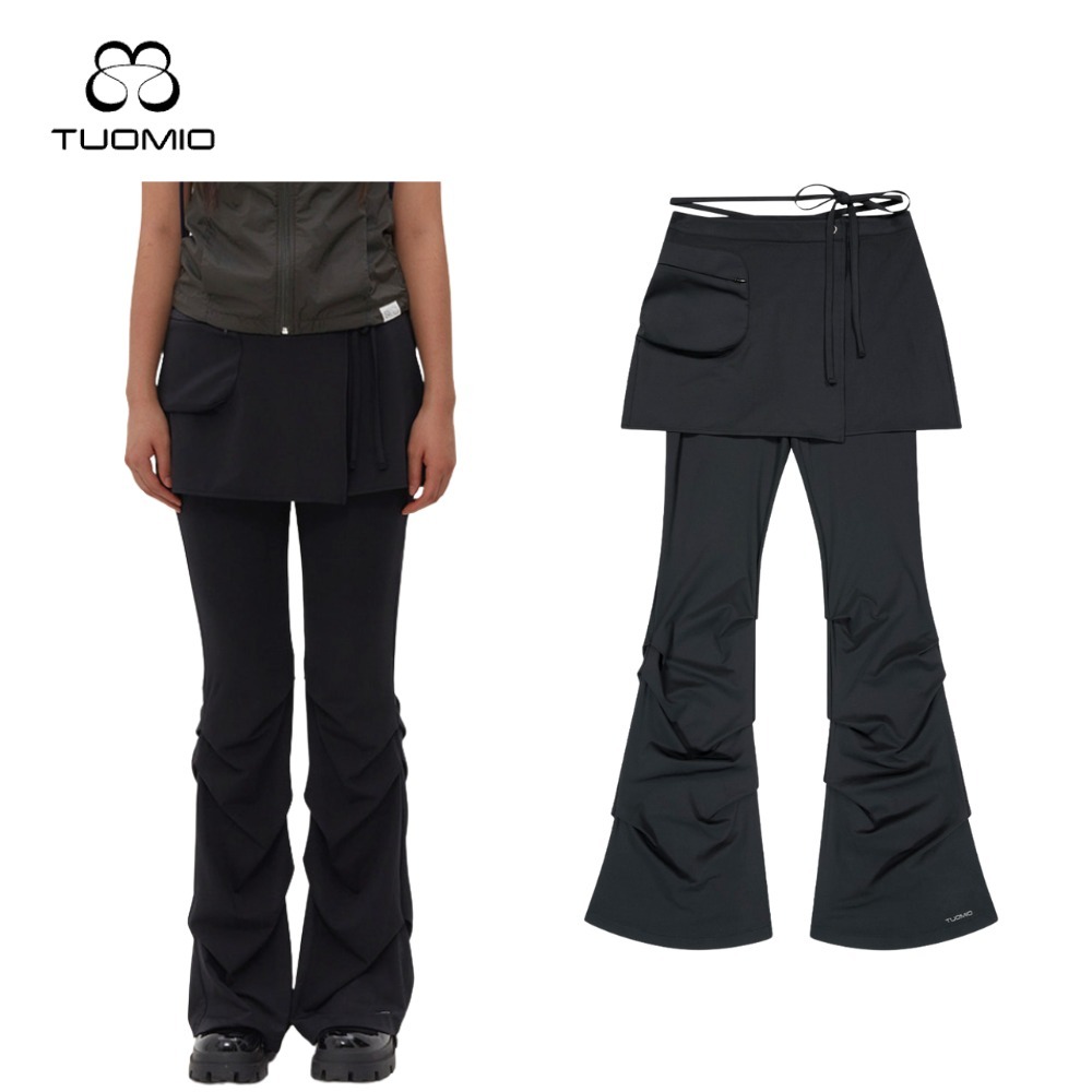★aespa 着用★【送料0/関税0】TUOMIO STRAPPY SKIRT PANTS