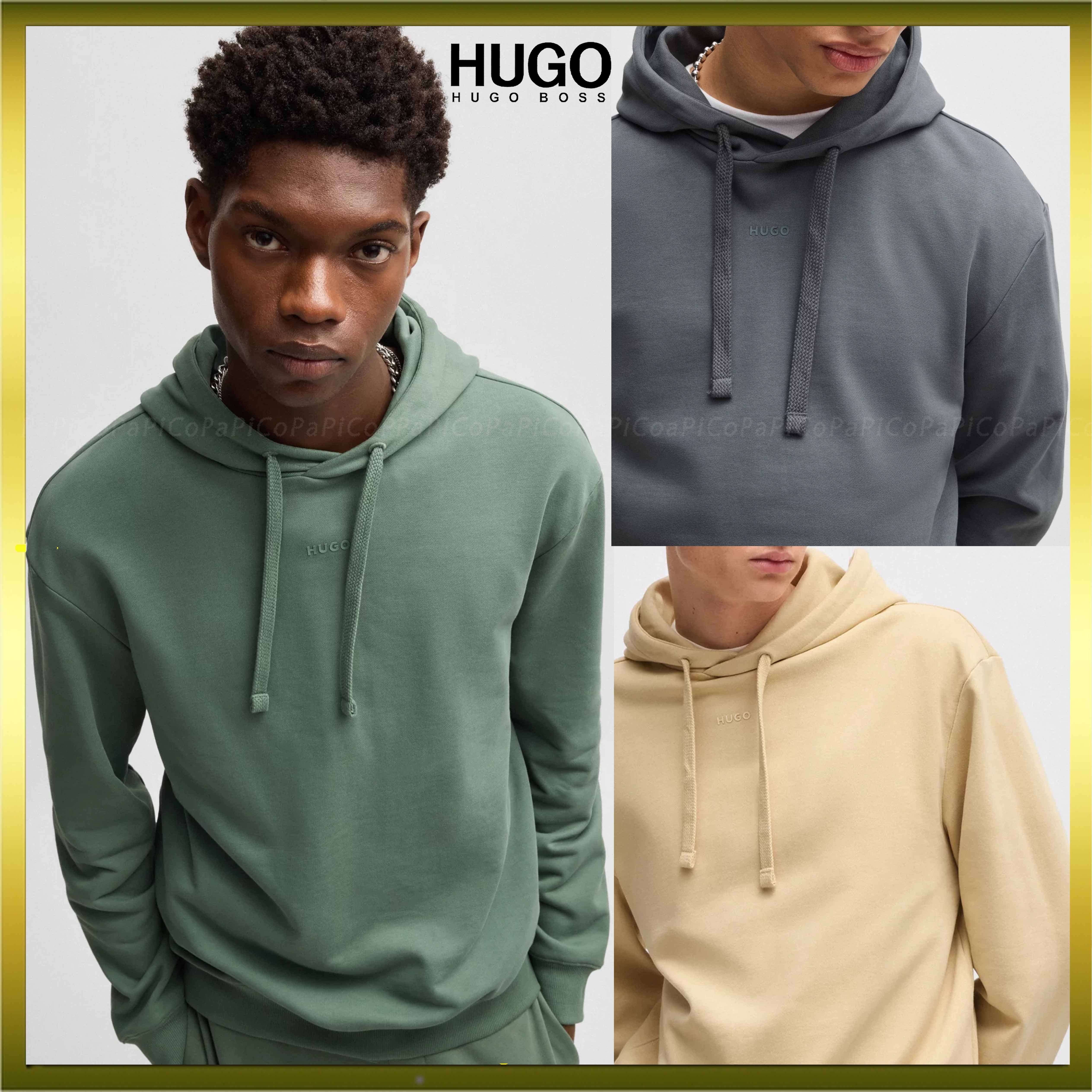 【特価！関税送料込】 Hugo ロゴプリント フード付き スウェット