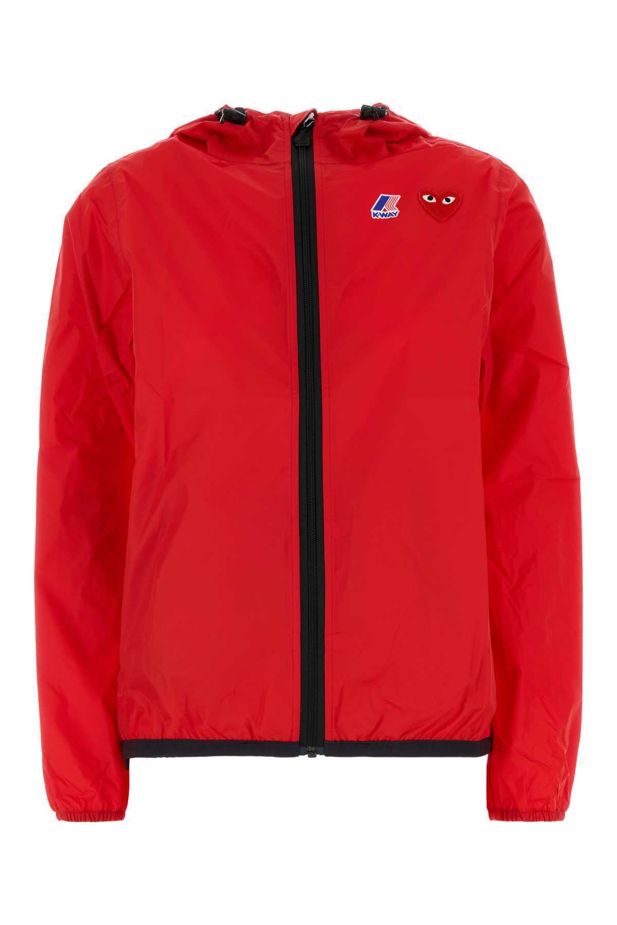 【関税&送料込】Comme Des Garcons Play Red Nylon Comme Des G
