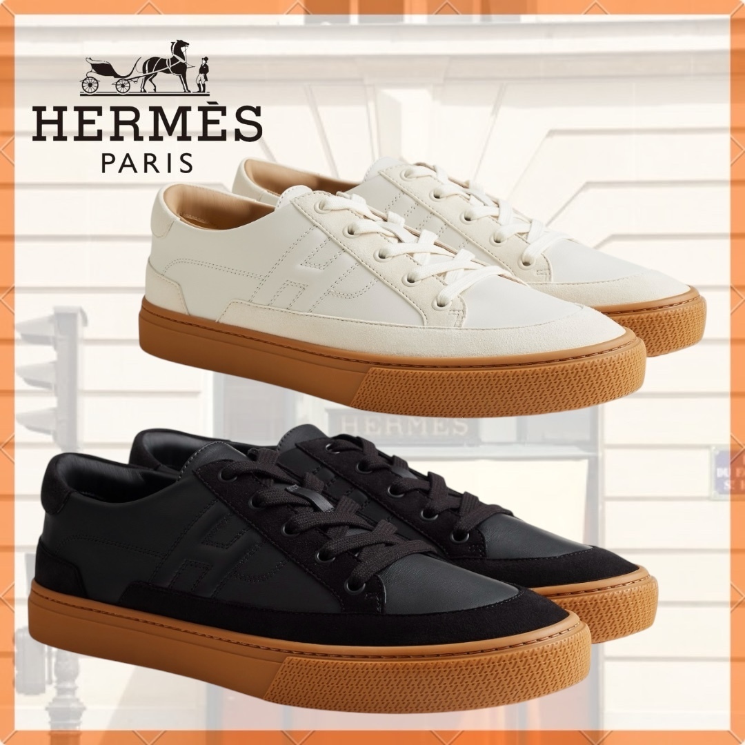 【普段使いしやすいデザイン】HERMES スニーカー
