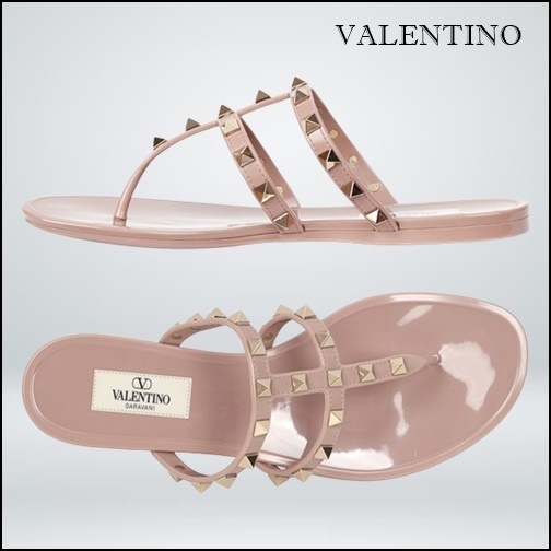VALENTINO ヴァレンティノ ロックスタッズ ラバー サンダル