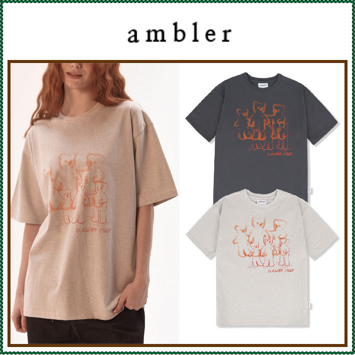 【AMBLER】 Unisex Reminisce Graphic Short Sleeve T-Shirt