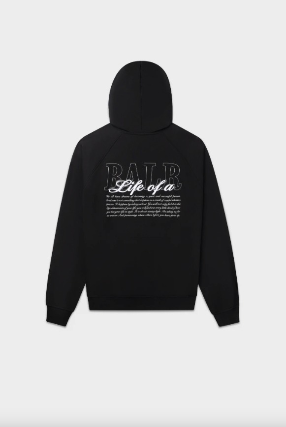 背中のロゴがお洒落♪【BALR.】《Script》ロゴ入り パーカー