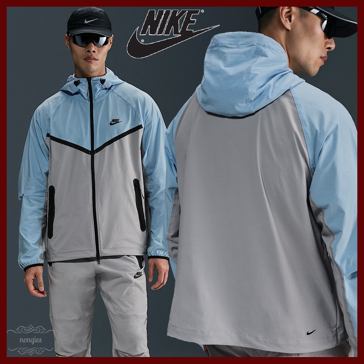 ★NIKE★Tech ナイロン ウィンドランナー フルジップ ジャケット