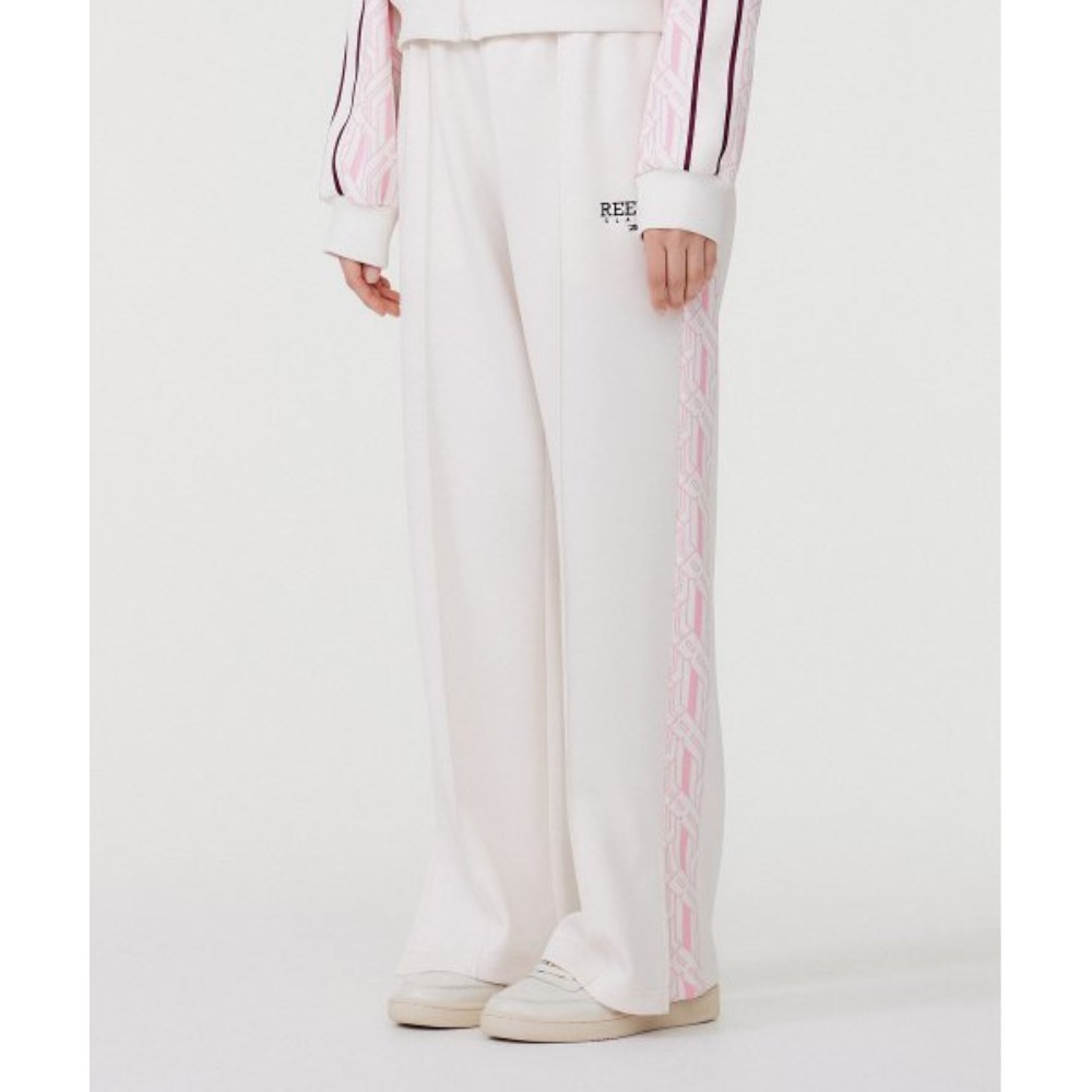 ★Reebok★ R Chain Side Slit Track Pants W Light Pink