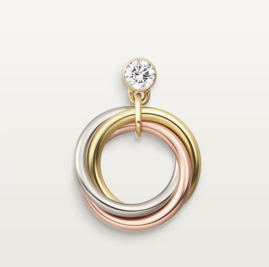 洗練ジュエリー【Cartier】Trinity earrings WG YG PG 洗練ジュエリー【Cartier】Trinity earrings diamonds WG YG PG