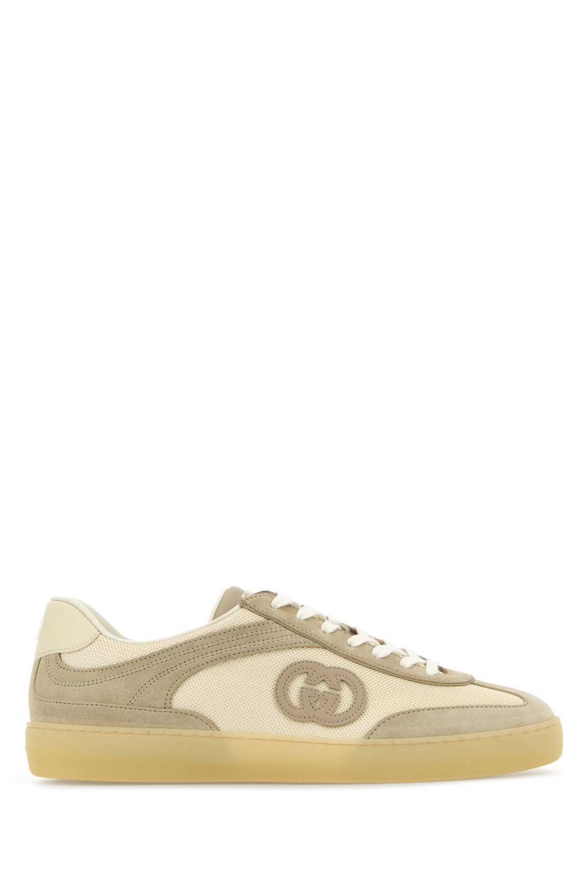 【関税&送料込】Gucci Two-Tone Mesh And Suede Sneakers