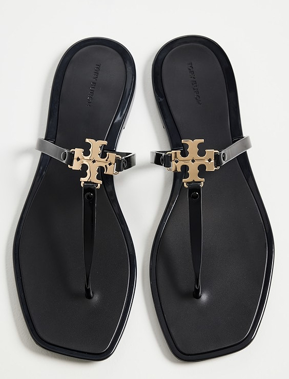 【Tory Burch 】ロクサーヌ ジェリーサンダル 黒