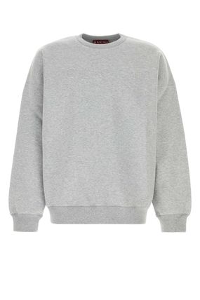 GUCCI グレー ロゴ トレーナー　6 グレー（灰色）系 GUCCI(グッチ) スウェット・トレーナー(メンズ