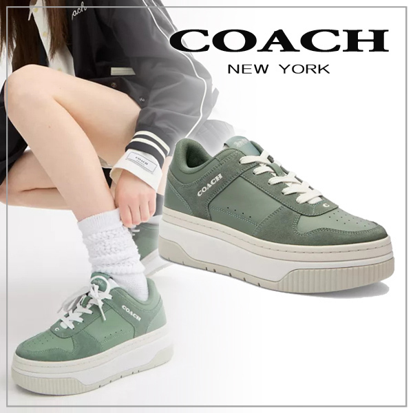【COACH】コーチ プラットフォーム スニーカー