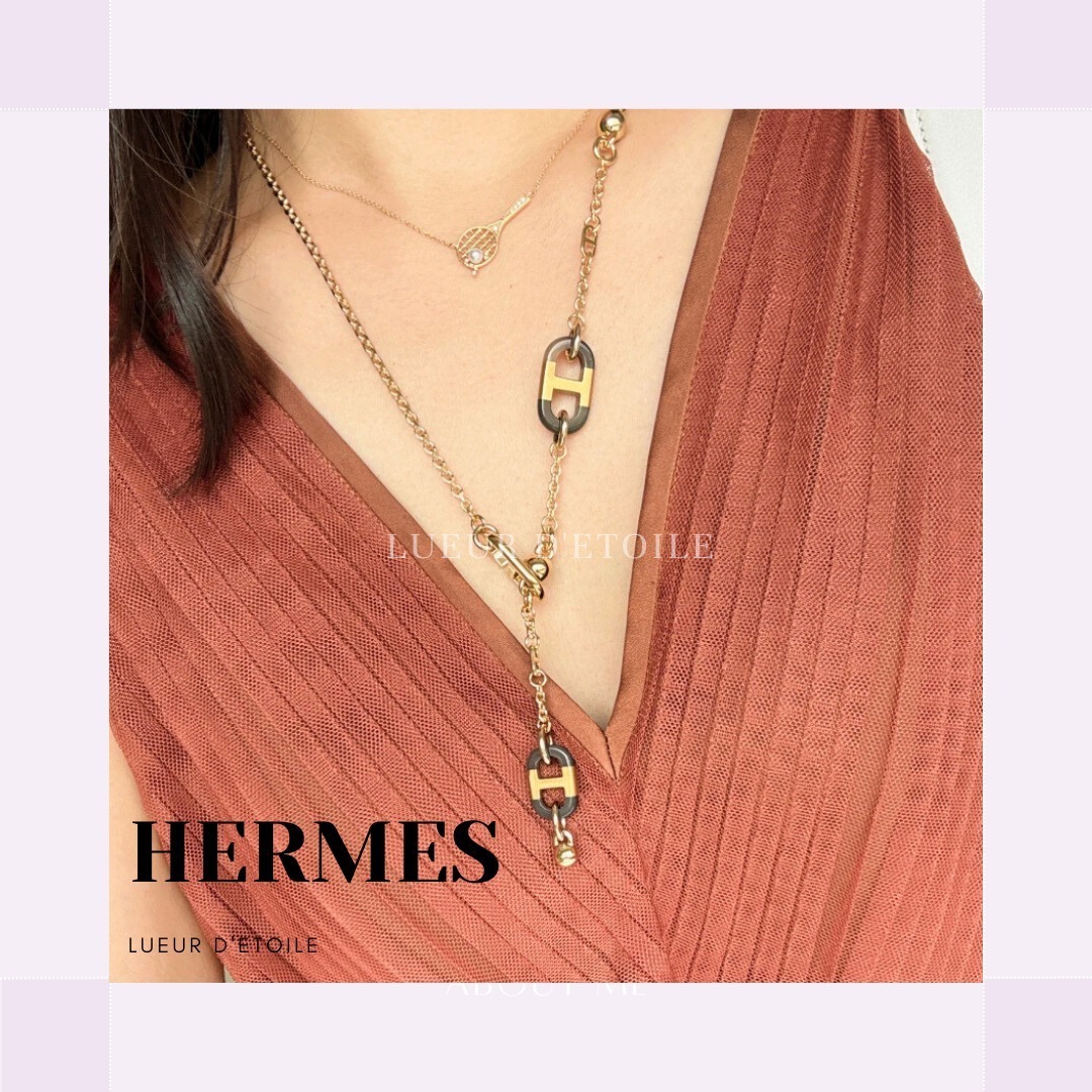 【上品アクセ★】HERMES《エルメス・シュル・メール》ネックレス