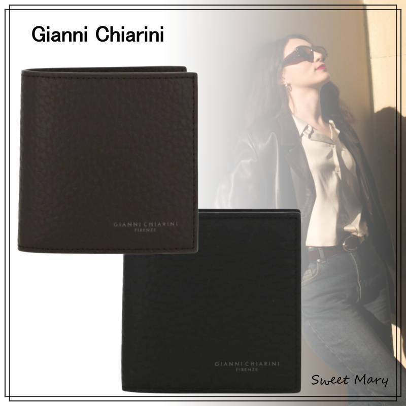 Gianni Chiarini☆ロゴ型押し 二つ折り財布♪【送料込】