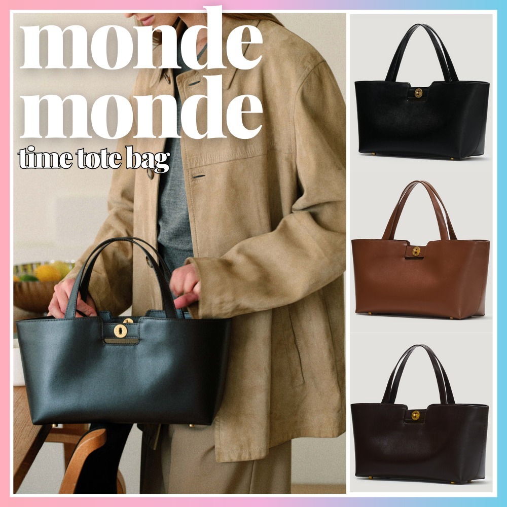★韓国大人気★monde monde★ time tote bag ★送料・関税込★