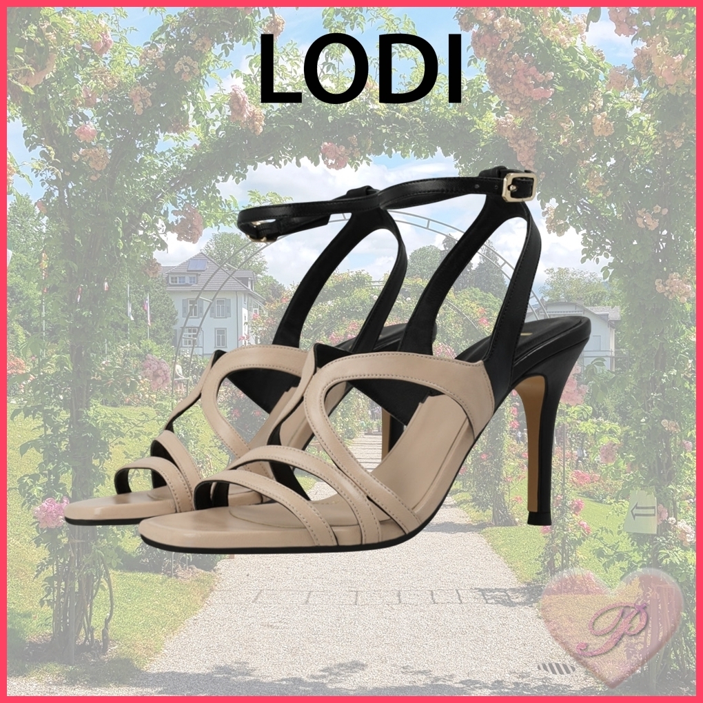 【LODI】SIMURE☆バイカラーストラップサンダル