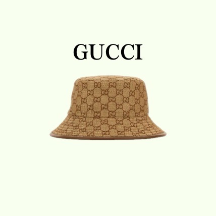 ハット Gucci Embroidered Nylon Blend Bucket Hat