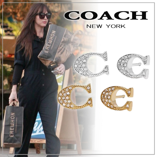 【COACH】コーチ シグネチャー スタッド ピアス