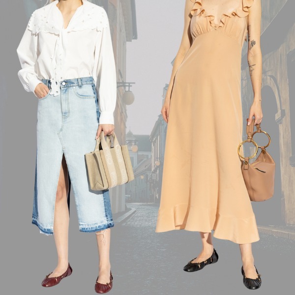【CHLOE】バレエ フラット ルナ