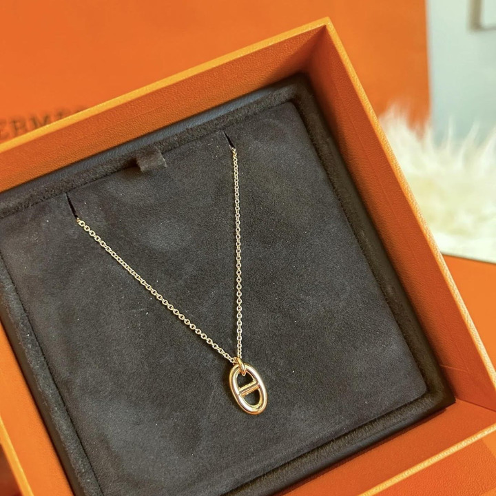 《ローズゴールド☆》HERMES Farandole PM ネックレス