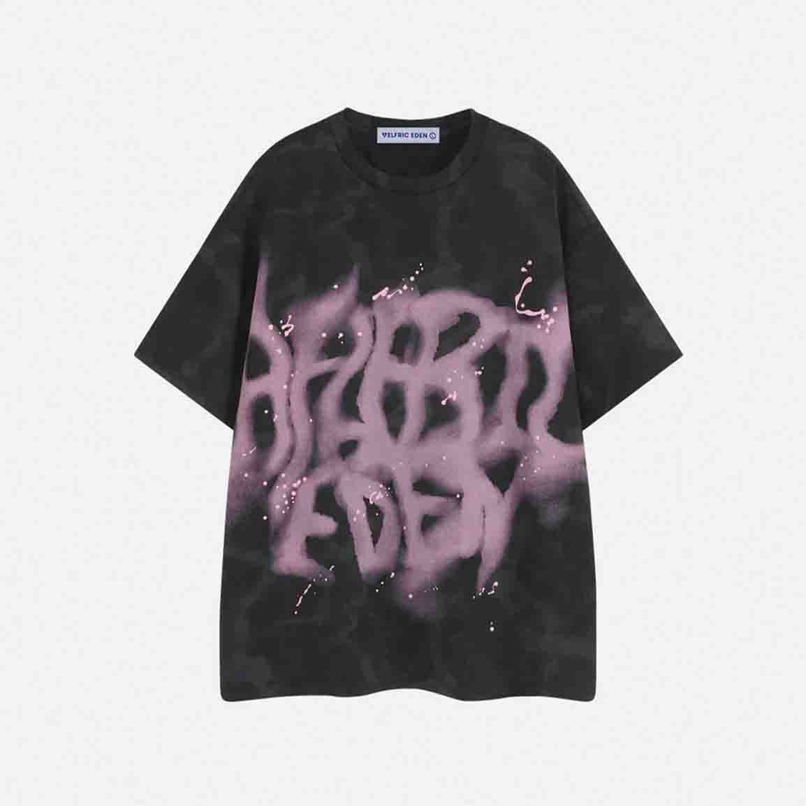 ★Aelfric Eden★メッシュ プリント Tシャツ ◇Aelfric Eden◇Abstract Print Washed 半袖Tシャツ2色 送料込