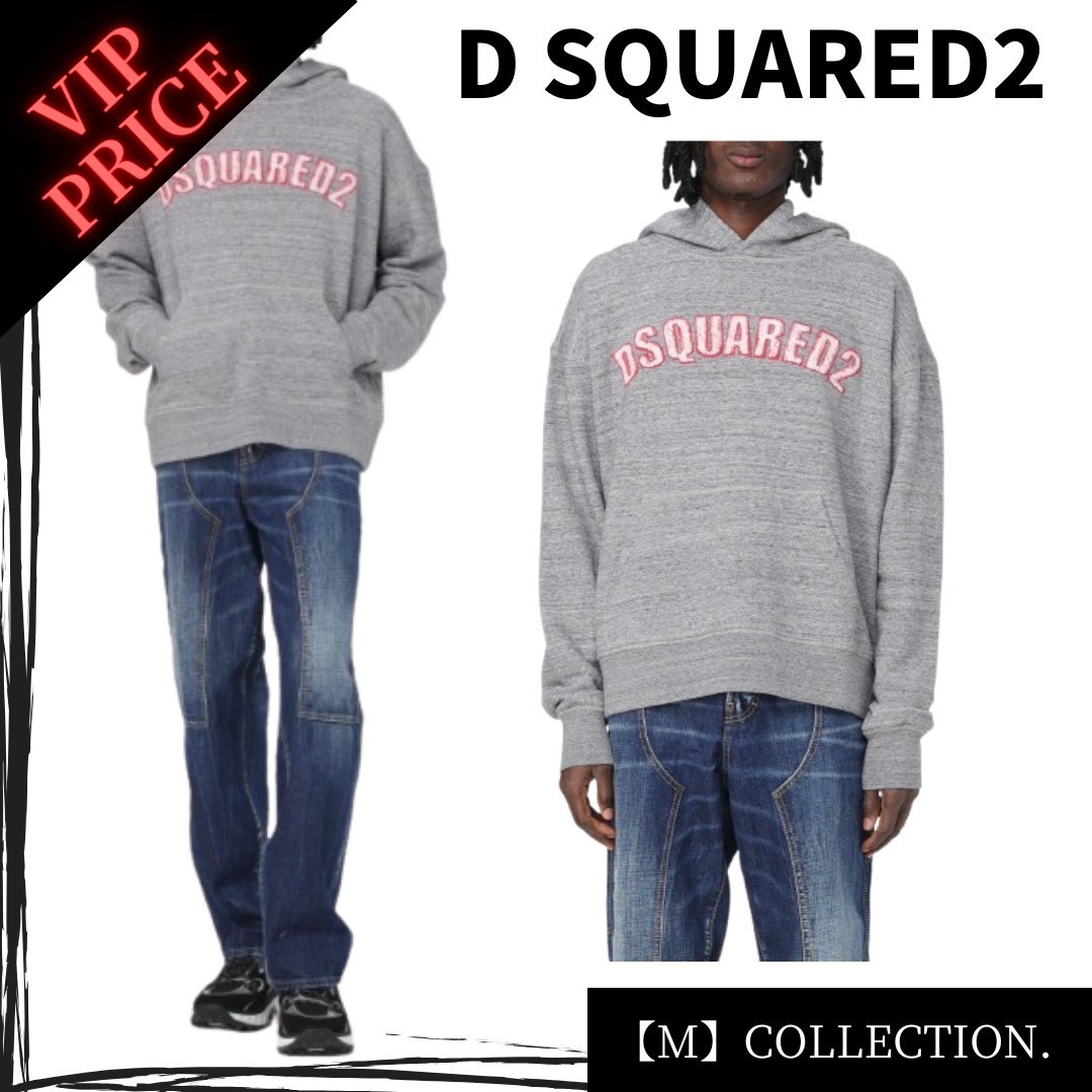『Dsquared2』ロングスリーブ ロゴ パーカー