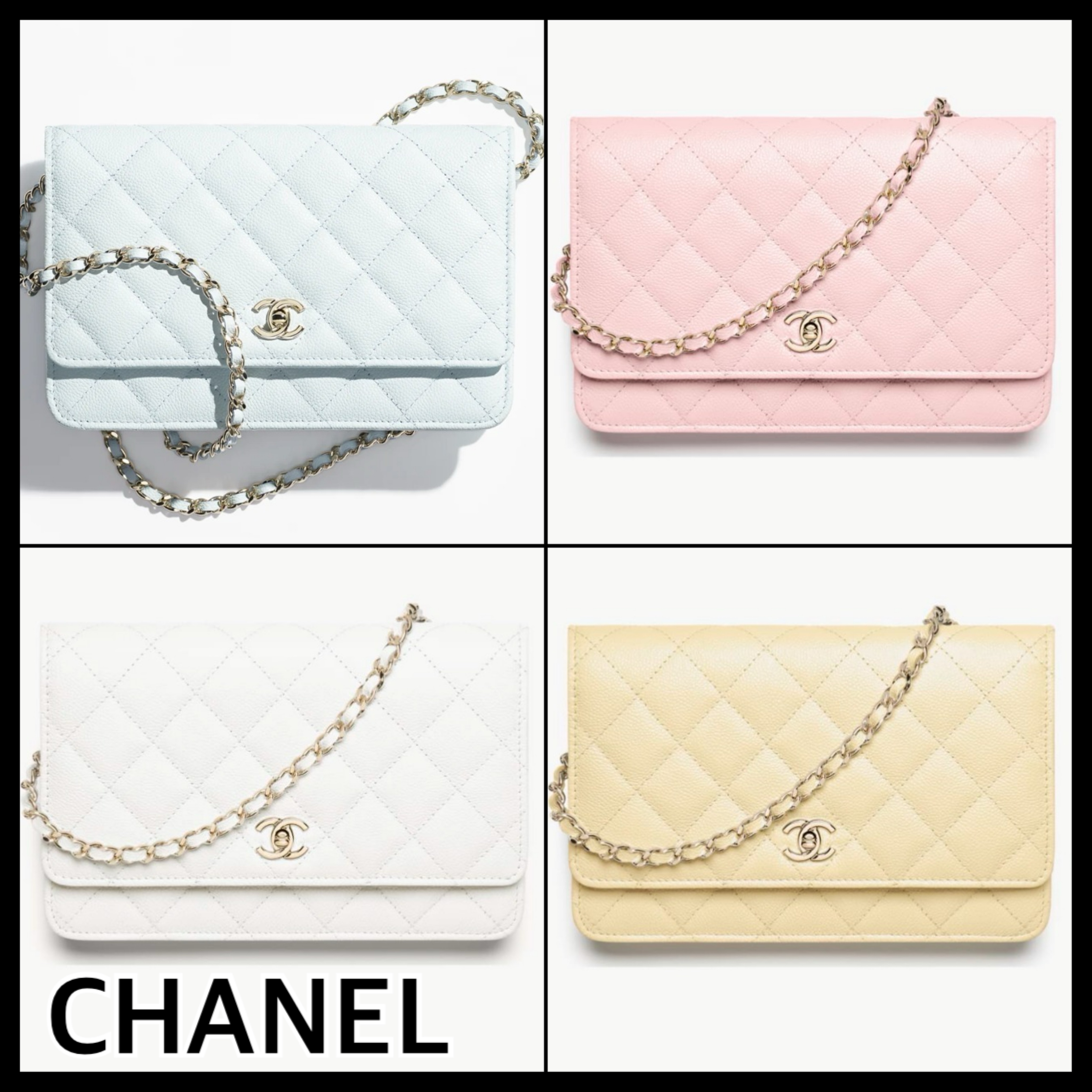 完売必至【CHANEL】ターンロック クラシック チェーンウォレット