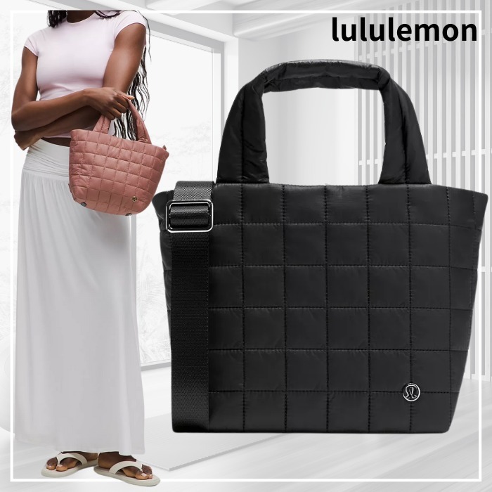 2WAY＊lululemon＊キルテッドグリッド スモールトートバッグ 5L