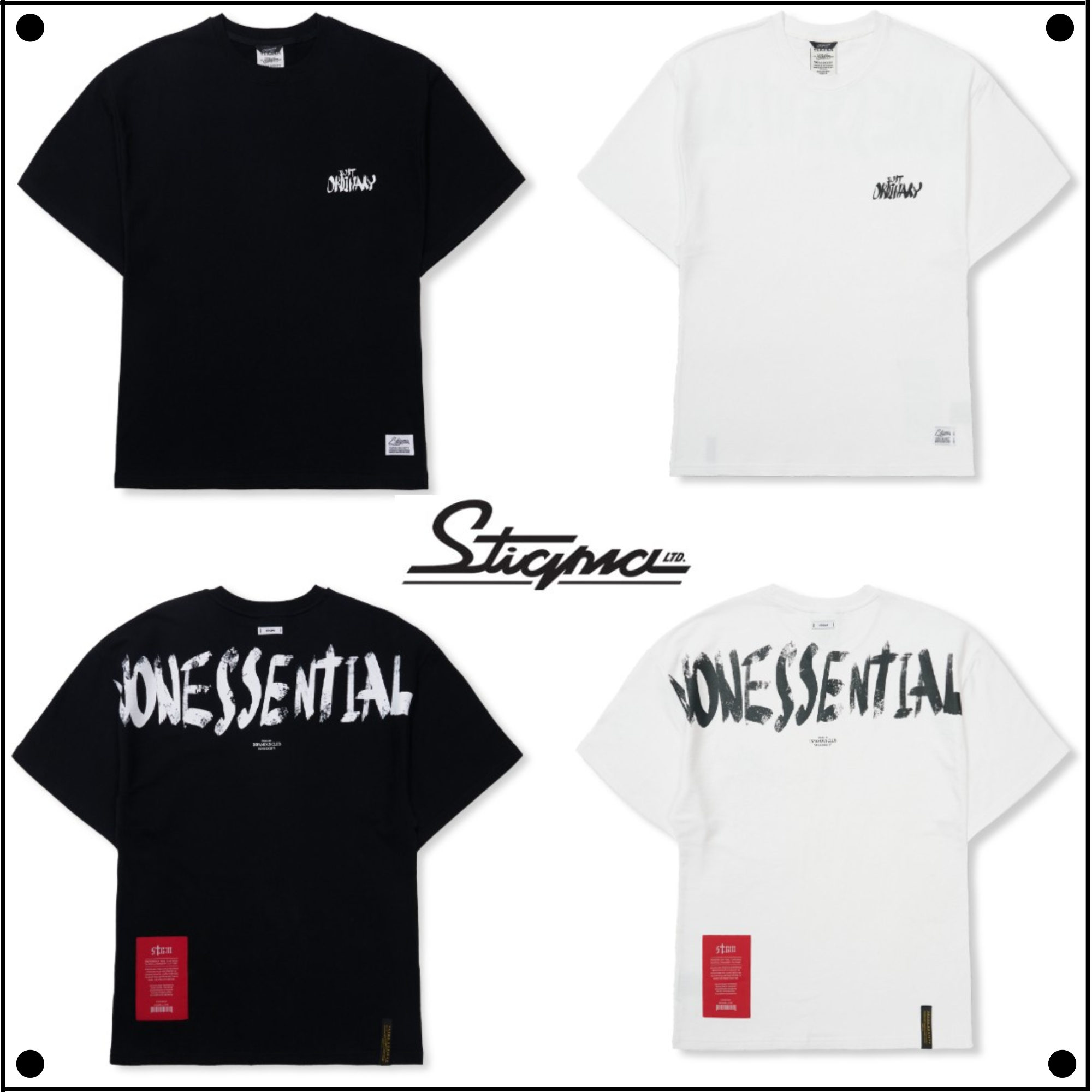 STIGMAのNonessntial Semi-oversized T-shirts 全2色