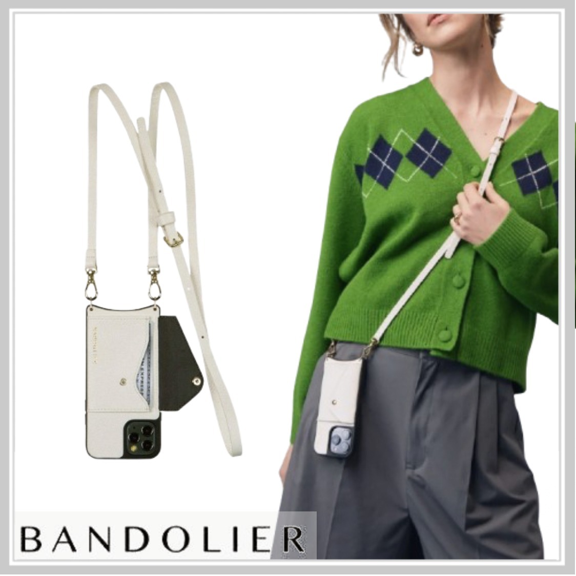 【BANDORIER】人気色 最新機種対応 DONNA★ iPhoneケース
