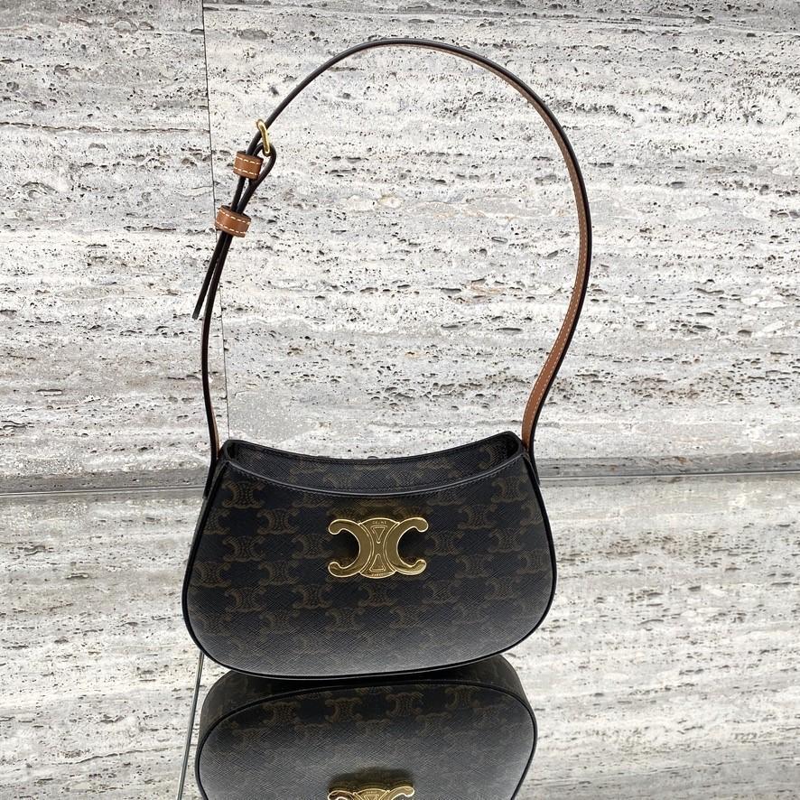 CELINE ミディアム ティリー バッグ トリオンフ▲115702CUZ.04LU